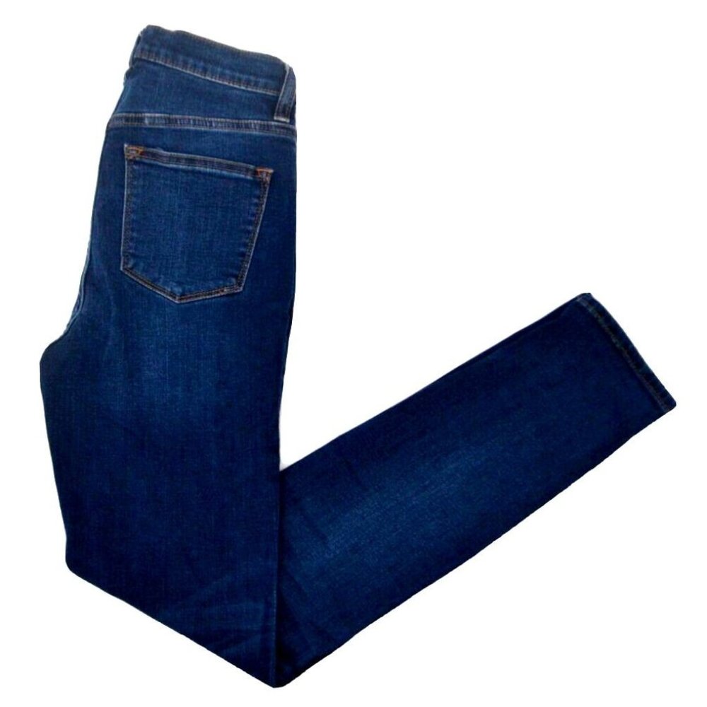 J.CREW MERCANITLE Women's Skinny Ankle Jeans Stretch SIZE 27 Dark Wash‎